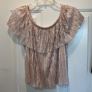 Pink shimmer blouse